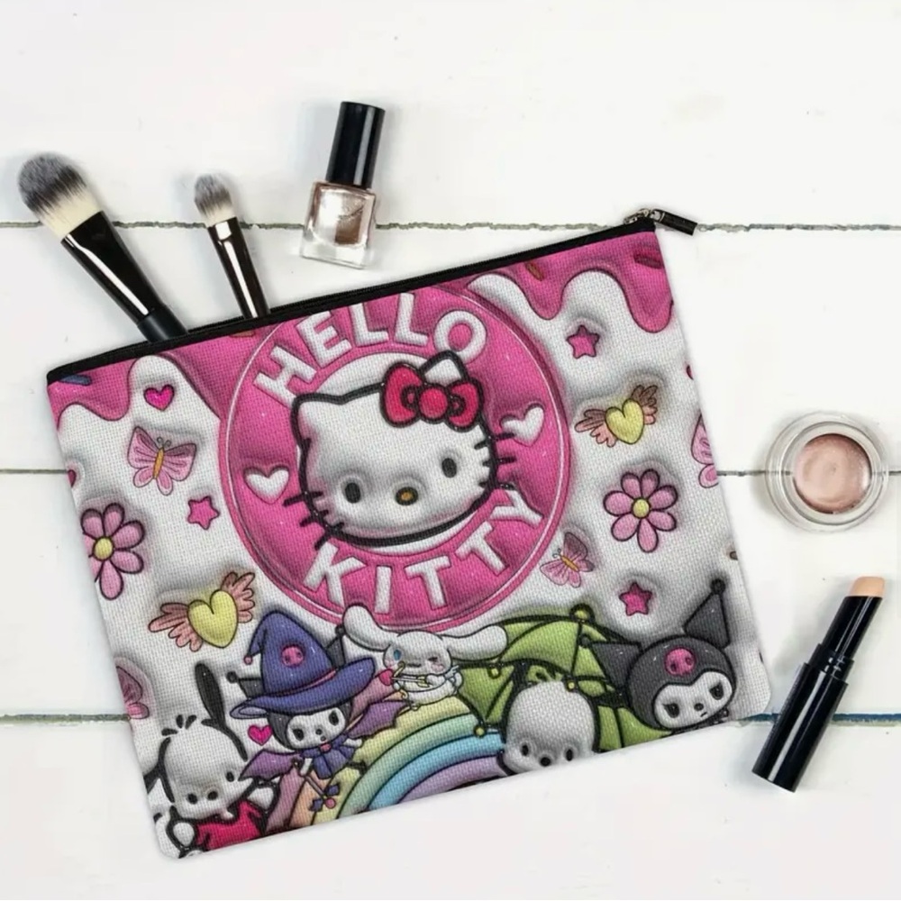 NEW Sanrio HELLO KITTY & Friends 3D Makeup Bag